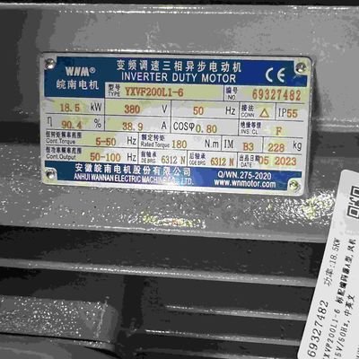 Cast Iron Three Phase Low Voltage Electric Motor with Fixed Frequency
